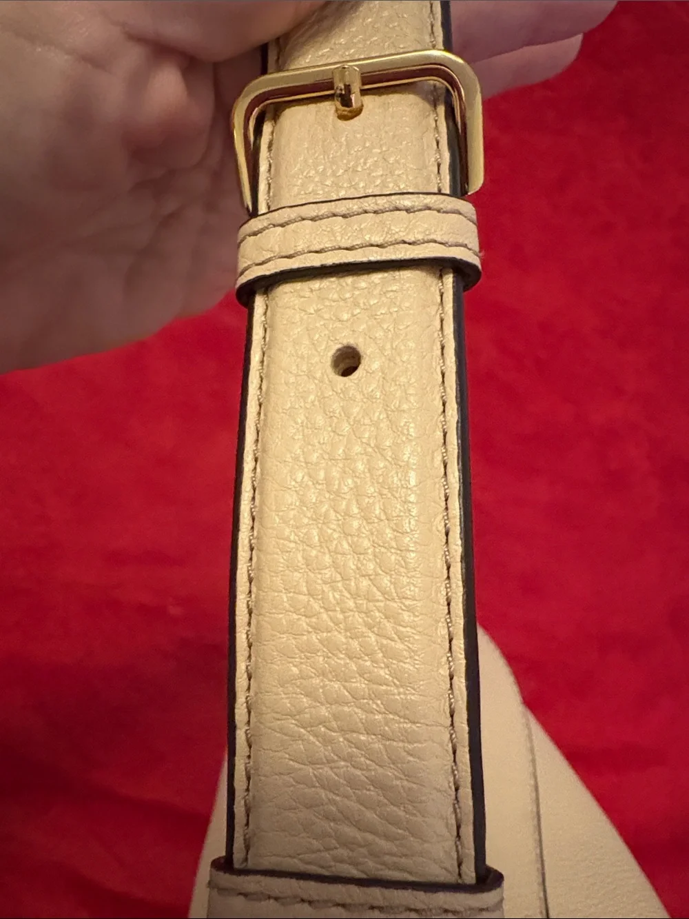 Marc Jacobs Pebbled Leather Hobo in Beige
